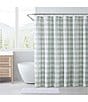 Color:Green Bay - Image 1 - Cabin Plaid Shower Curtain