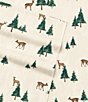 Eddie Bauer Deer Hollow Flannel Sheet Set, Color:Oyster - Image 2