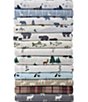 Eddie Bauer Dog Friends Printed Flannel Sheet Set, Color:White - Image 10