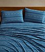 Eddie Bauer Dog Sweater Stripe Cotton Flannel Sheet Set - Image 1