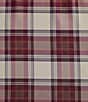Color:Flag Red - Image 5 - Edgewood Plaid Red Window Pole Top Valance