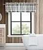 Eddie Bauer Fall Creek Plaid Pole Top Window Valance, Color:Chrome - Image 3