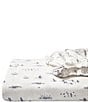 Eddie Bauer Geese Meadow Printed Flannel Sheet Set, Color:Beige - Image 7