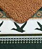 Eddie Bauer Goose Sweater Printed Reversible Plush Throw - Image 3