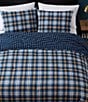 Eddie Bauer Halifax Plaid Flannel Reversible Comforter Mini Set - Image 3
