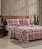 Color:Dark Red - Image 1 - Holiday Collection Arcadia Cotton Flannel Sheet Set