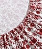 Color:Dark Red - Image 4 - Holiday Collection Arcadia Cotton Flannel Sheet Set