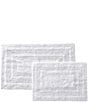 Eddie Bauer Logan Tufted Cotton 2-Piece Bath Rug Set, Color:White - Image 1