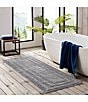 Color:Chrome Grey - Image 4 - Logan Tufted Cotton Bath Runner Rug