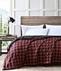 Color:Red/Black - Image 3 - Mountain Plaid Red Bed Blanket