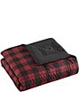 Color:Red/Black - Image 1 - Mountain Plaid Throw