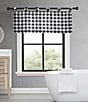 Color:Black - Image 3 - Mountain Plaid Window Tab Top Valance