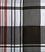 Eddie Bauer Normandy Plaid Micro Suede Reversible Comforter Mini Set, Color:Black - Image 9