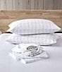 Color:Grey/White - Image 4 - Northern Plaid Cotton Percale Sheet Set
