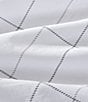 Color:Grey/White - Image 6 - Northern Plaid Cotton Percale Sheet Set