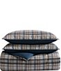 Eddie Bauer Rugged Plaid Brown Micro Suede Reversible Comforter Mini Set, Color:Open Medium Brown - Image 9
