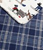 Eddie Bauer Ski Patrol Printed Plush Reversible Throw - Image 4