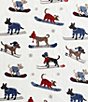 Eddie Bauer Ski Patrol Printed Plush Reversible Throw - Image 5