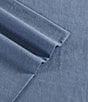Eddie Bauer Solid Flannel Sheet Set, Color:Chambray Blue - Image 5