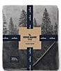 Eddie Bauer Spruce Mist Printed Plush Reversible Throw - Image 3