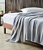 Color:Pebble - Image 4 - Stones Striped Ultra Soft Plush Bed Blanket