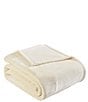 Eddie Bauer Ultra Soft Plush Solid Microfiber Bed Blanket, Color:Ivory - Image 2