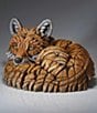 Edge Sculpture By Enesco Curled Up Fox Figurine - Image 3