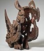 Edge Sculpture by Enesco Miniature Rhinoceros Bust - Image 5