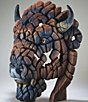 Edge Sculpture By Enesco North American Bison Bust - Image 5