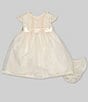 Edgehill Collection Baby Girls Lace Heirloom Collection Dress, Color:Ivory - Image 2