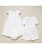 Edgehill Collection Baby Girls 3-24 Months Lace Heirloom Collection Dress, Color:White - Image 5