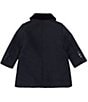 Color:Navy - Image 2 - Baby Boy 12-24 Months Long Sleeve Button Front Dress Coat