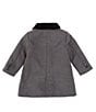 Color:Grey - Image 2 - Baby Boy 12-24 Months Long Sleeve Button Front Dress Coat