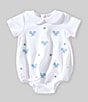 Edgehill Collection Baby Boy Embroidered Tennis Racquet Bubble, Color:White - Image 1