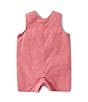 Edgehill Collection Baby Boy Newborn-24 Months Round Neck Sleeveless Tab Collection Jon Jon, Color:Red - Image 2