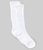 Edgehill Collection Baby Boys Ribbed Knee-High Socks, Color:White - Image 1