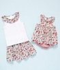 Color:Multi Floral - Image 3 - Baby Girls 3-24 Months Family Matching Ditsy Floral Print Dress