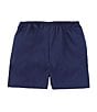 Color:Navy - Image 1 - Little Boys 2T-7 Solid Pull-On Shorts