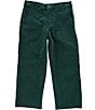 Edgehill Collection Little Boys Green Velvet Pants - Image 1