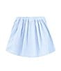 Color:Multi - Image 4 - Little Girls 2T-6X Family Matching Floral/Stripe Reversible Skirt