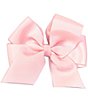 Color:Pearl - Image 1 - Little Girls 2T-6X Medium Grosgrain Front Tail Hair Bow