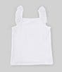 Color:White - Image 1 - Little Girls 2T-6X Square Neck Ruffle Sleeveless Tank Top