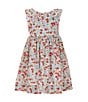 Color:Multi - Image 1 - Little Girls 2T-6X Family Matching Ditsy Floral Print Dress