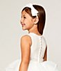 Color:Antique White - Image 2 - Little Girls Large Satin Headband