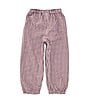 Edgehill Collection x Darby Fallon Clark Little Boys Jack Reversible Gingham Corduroy Pull-On Pants, Color:Burgundy Gingham - Image 2