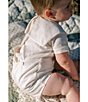 Edgehill Collection x Kristin Ellen Hockman Baby Boys 3-24 Month Otto Linen Sailor Shorts Set, Color:White - Image 5