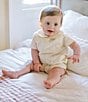 Edgehill Collection x Kristin Ellen Hockman Baby Boys 3-24 Months Robert Yellow Shortall, Color:Yellow - Image 3