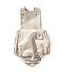 Edgehill Collection x Kristin Ellen Hockman Baby Boys Newborn-24 Months Alfie Tan Gingham Sunsuit Bubble, Color:Tan - Image 1