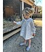 Edgehill Collection x Kristin Ellen Hockman Baby Girls 3-24 Months Astrid Linen Sailor Dress, Color:White - Image 5