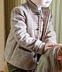 Edgehill Collection x Kristin Ellen Hockman Boys Stand Collar Plaid Moritz Jacket - Image 1